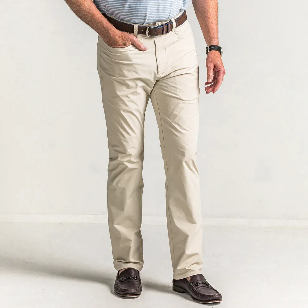 Harris Golf Five Pocket Pants, Color: Stone, Size: 30x30