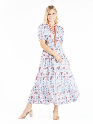 Americana Y-Neck Dress