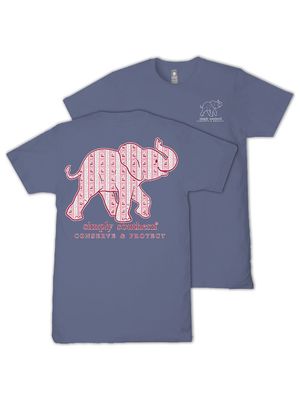 Conserve & Protect Elephant Tracking Short Sleeve T-Shirt