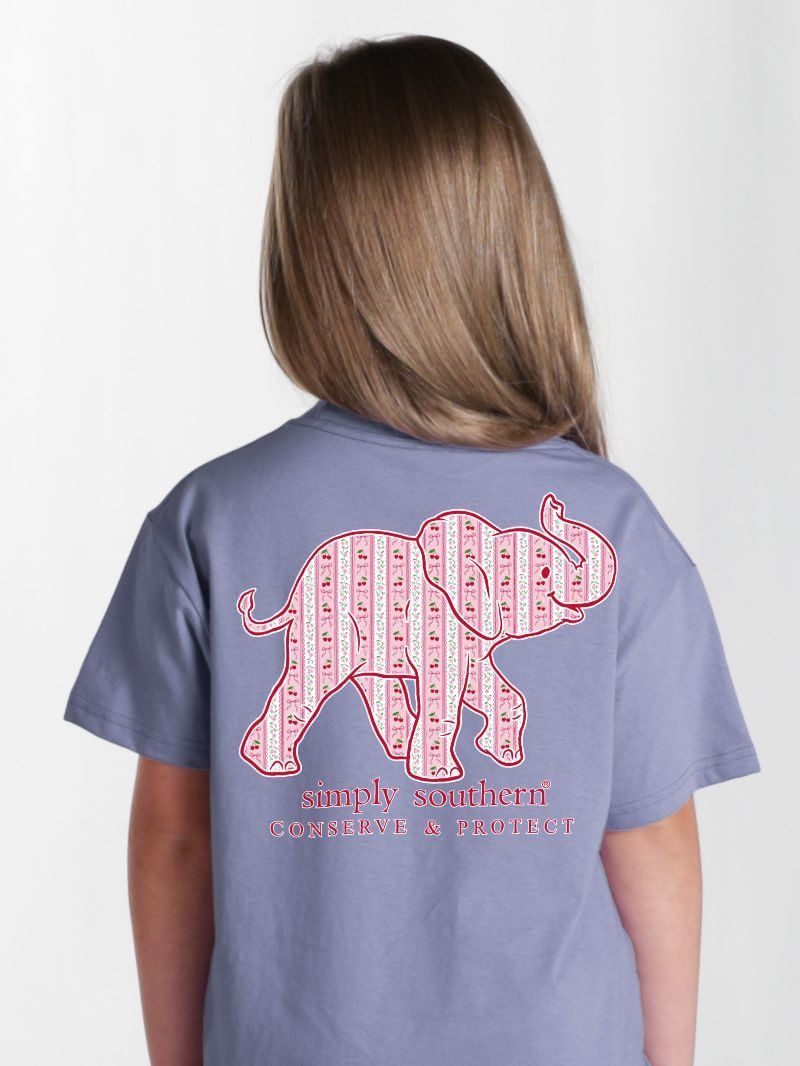 Youth Conserve &amp; Protect Elephant Tracking Short Sleeve T-Shirt