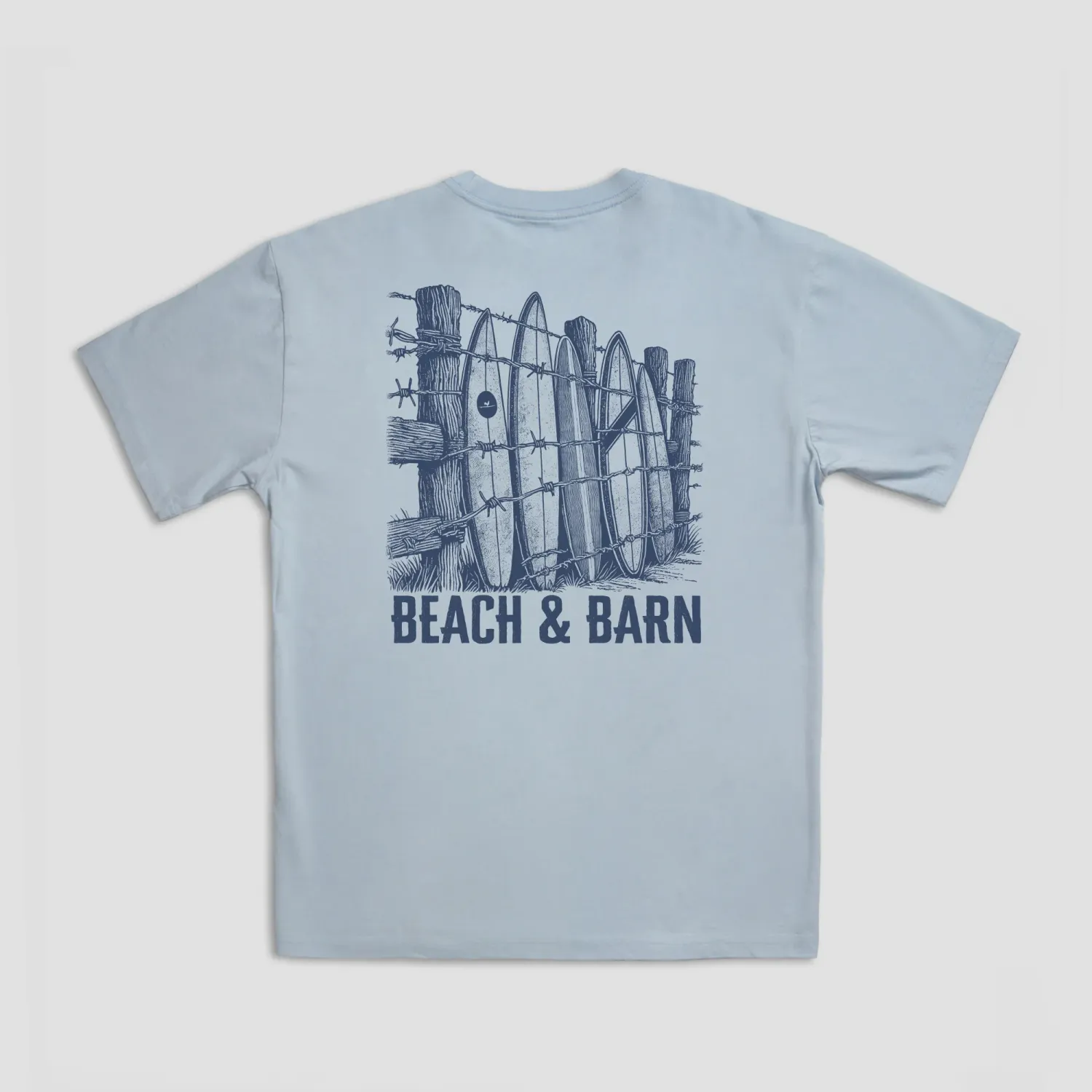 Barbs &amp; Boards Tee, Color: Chambray, Size: S