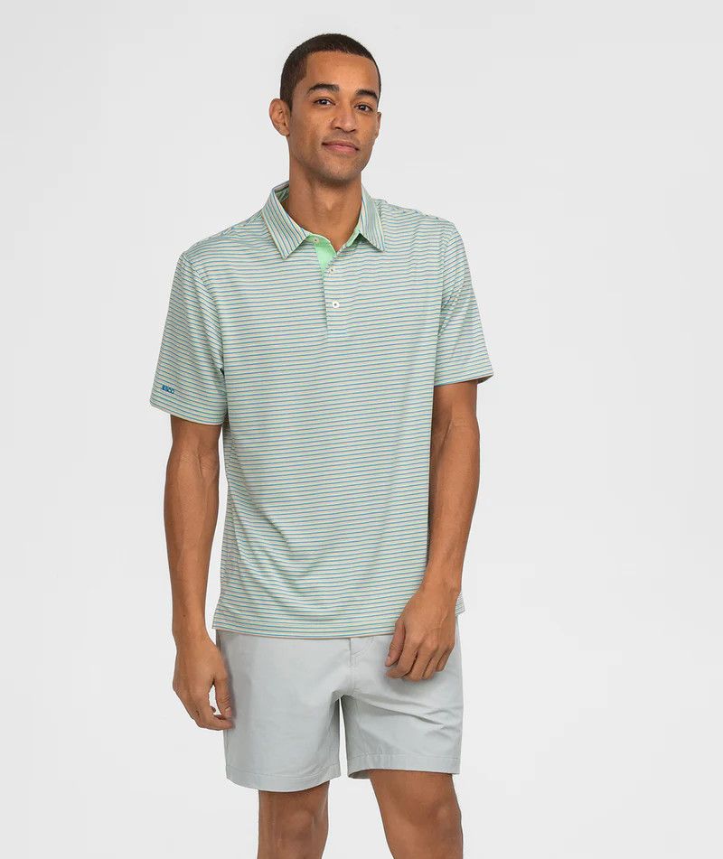 Crestline Stripe Polo