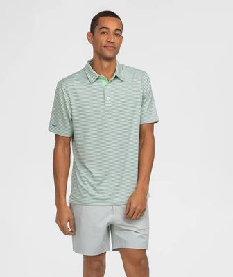 Crestline Stripe Polo