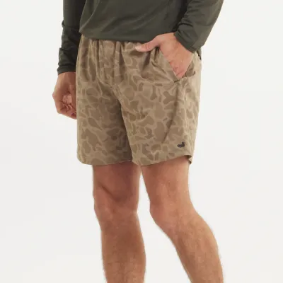 Billfish Lined Performance Short-Camo