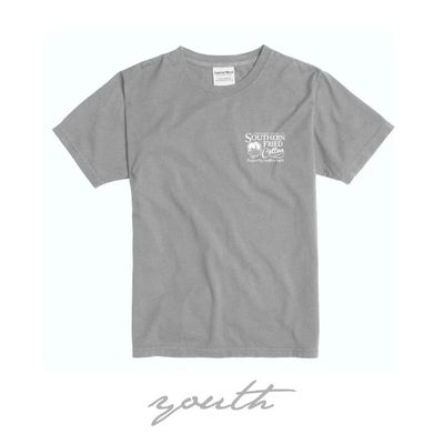 Old School Fish Camo Short Sleeve T-Shirt - Youth