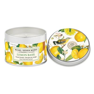 Lemon Basil Travel Candle 5.5 oz