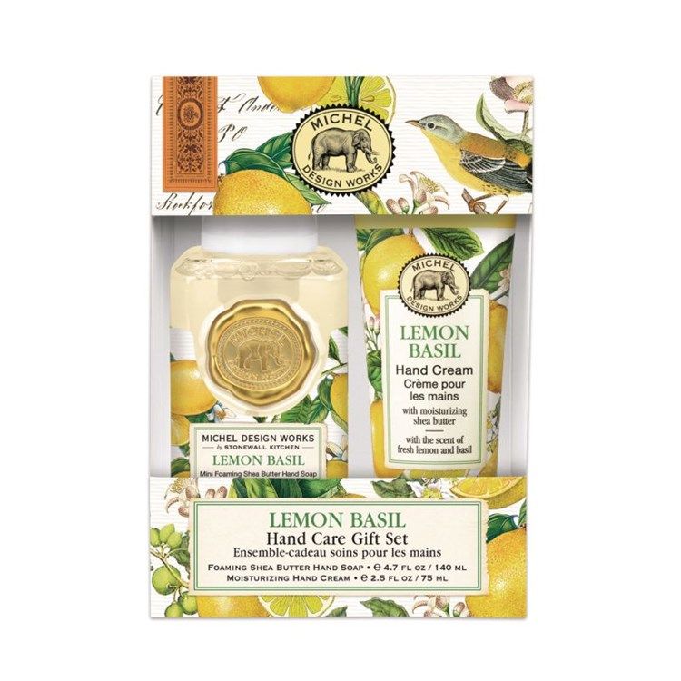 Lemon Basil Handcare Gift Set