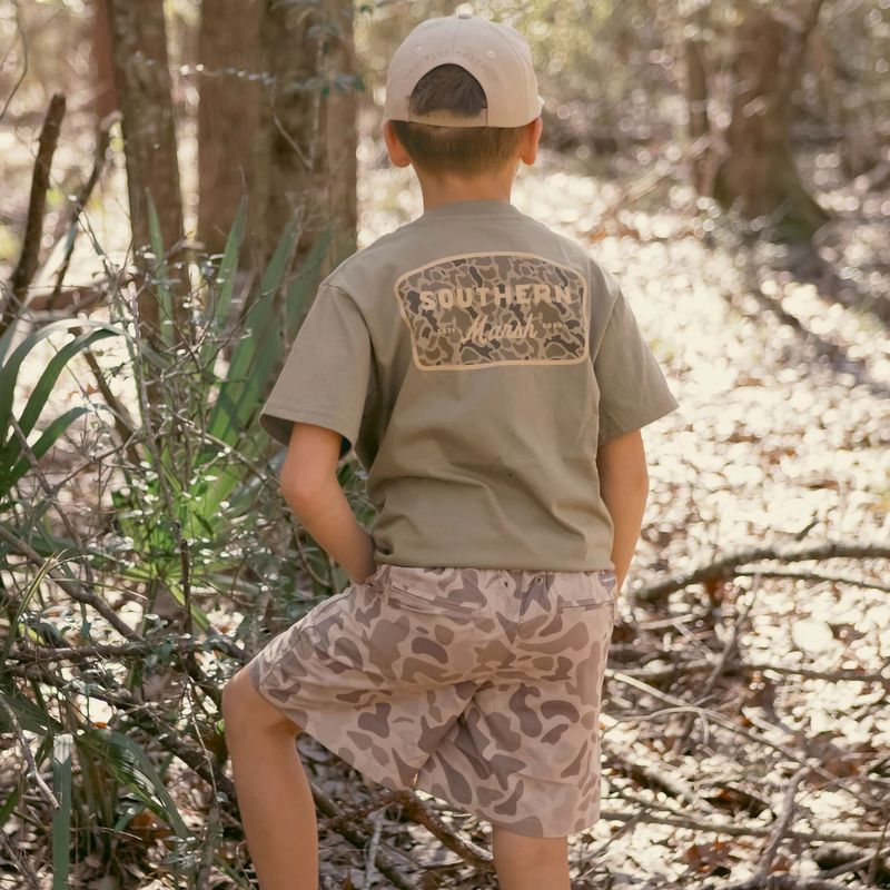 Youth La Costa Lined Swim Trunk - Camo