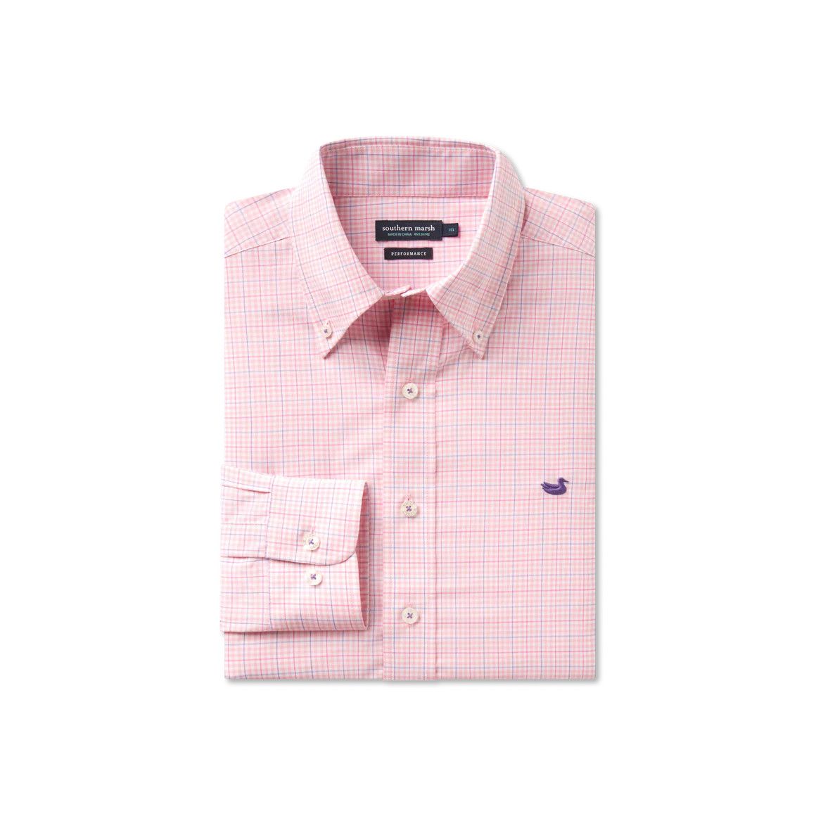 Dyer Performance Gingham Dress Shirt