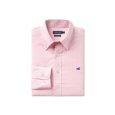 Dyer Performance Gingham Dress Shirt