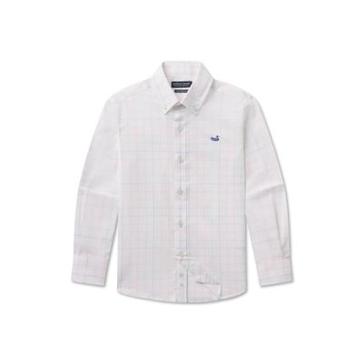 Youth Lockhart Windowpane Performance Dress Shirt