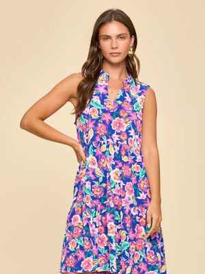 Floral Print Lizzy Tiered Dress