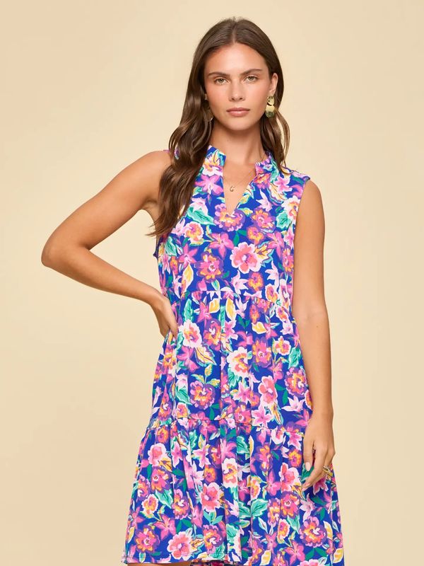 Floral Print Lizzy Tiered Dress