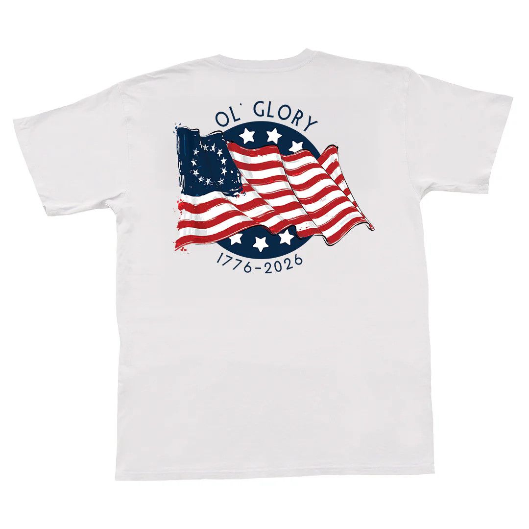 Ol' Glory Flag Short Sleeve Pocket Tee
