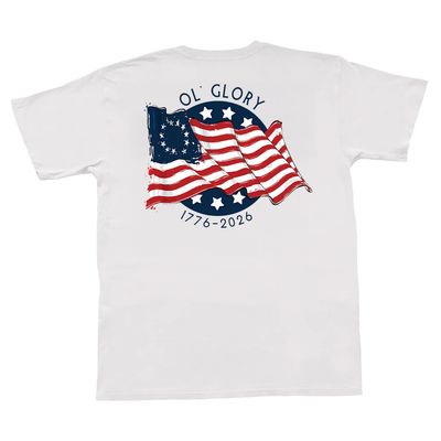 Ol' Glory Flag Short Sleeve Pocket Tee