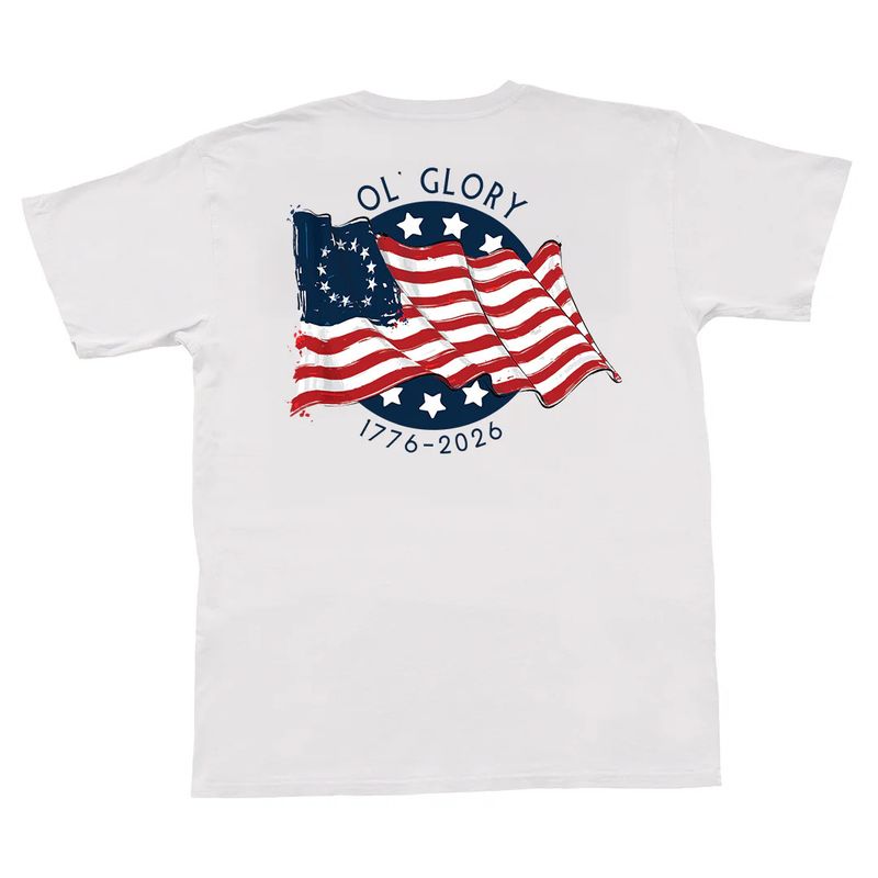 Ol' Glory Flag Short Sleeve Pocket Tee
