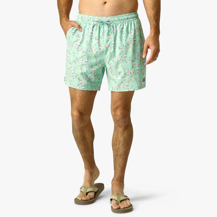 Printed Strike Swim Shorts