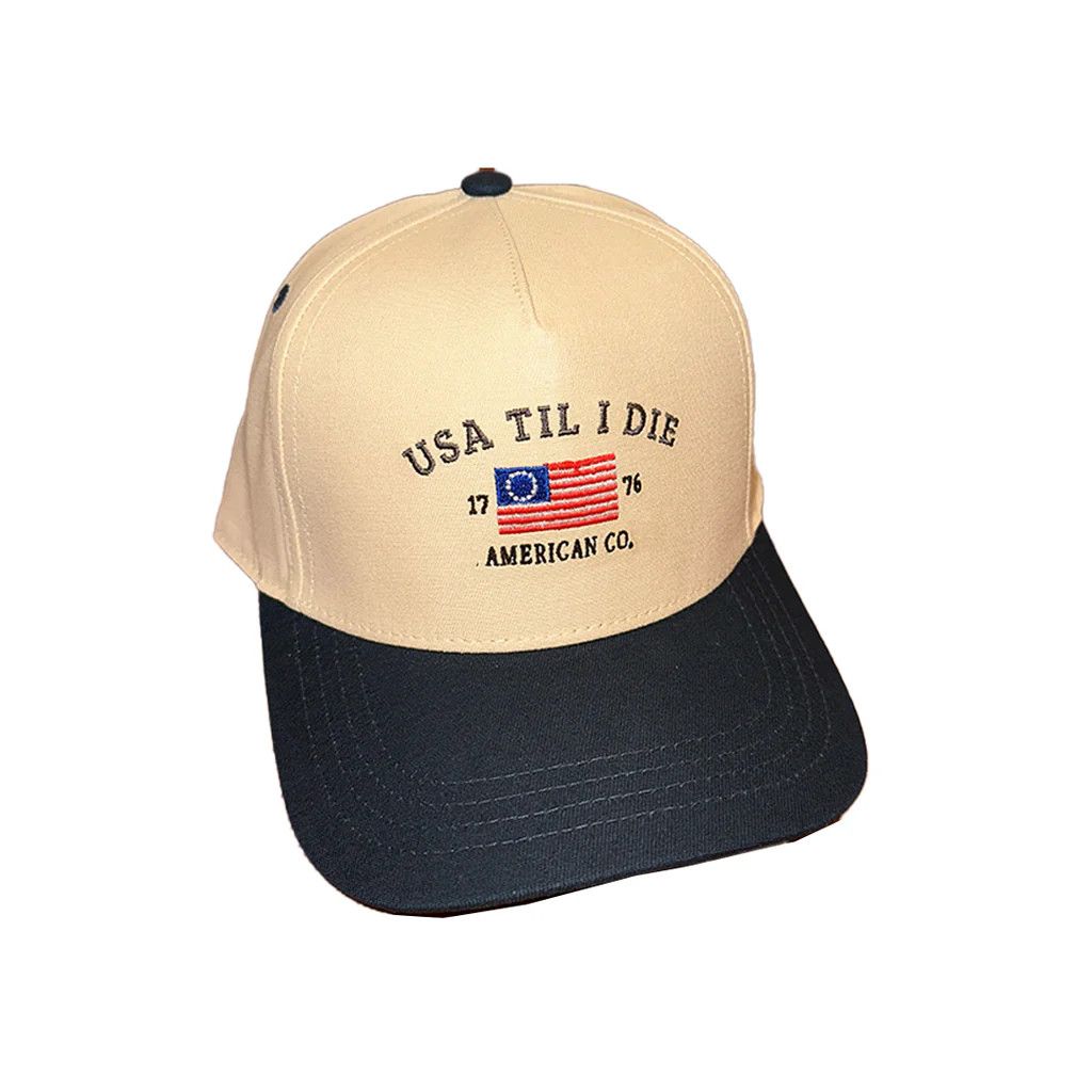 USA Til I Die 5 Panel Cotton Hat