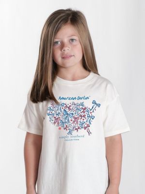 Youth  'American Darlin'' Short Sleeve Tee