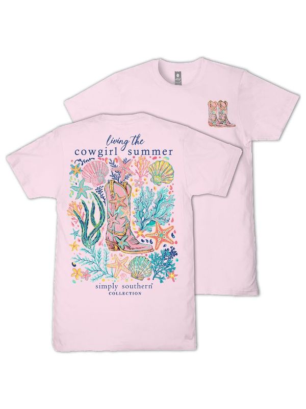 Youth 'Living The Cowgirl Summer' Short Sleeve Tee