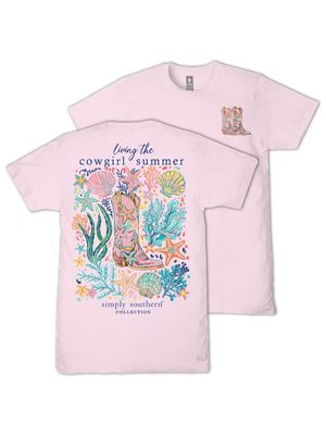 Youth 'Living The Cowgirl Summer' Short Sleeve Tee
