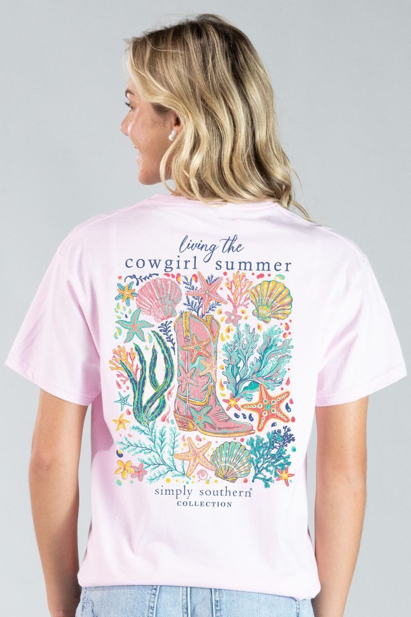 'Living The Cowgirl Summer' Short Sleeve Tee