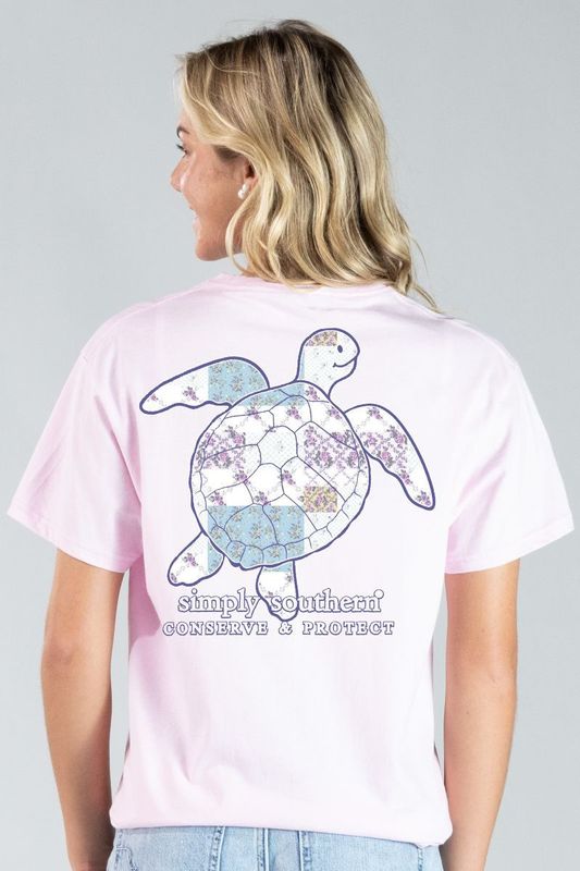Conserve &amp; Protect Turtle Patch Tracking Short Sleeve T-Shirt