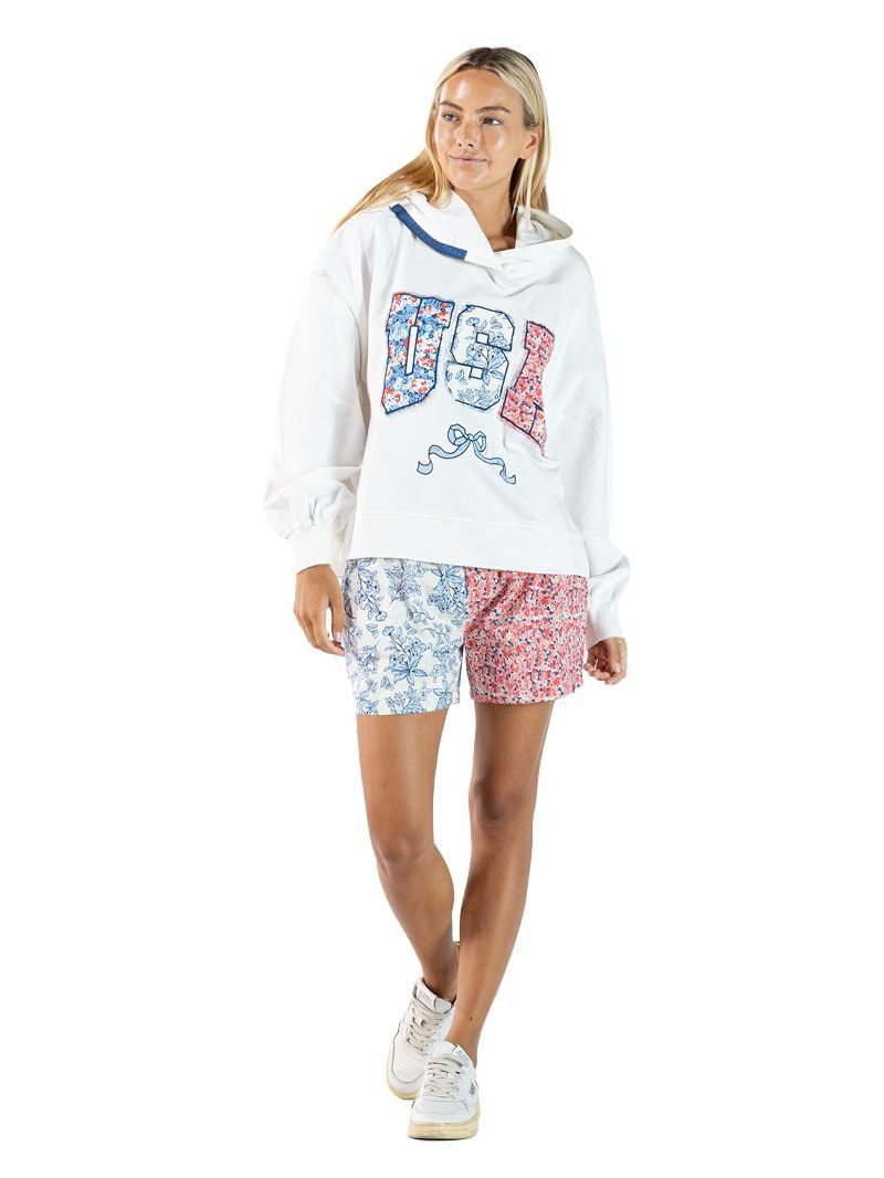 Floral USA Hoodie