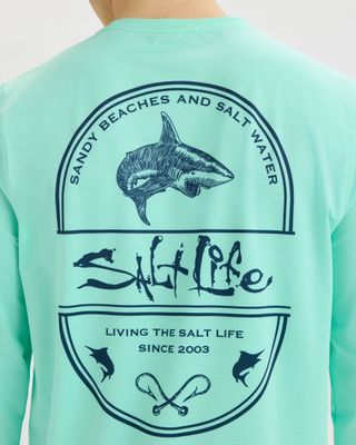 Men’s Salt Water Perforated SLX Performance Tee
