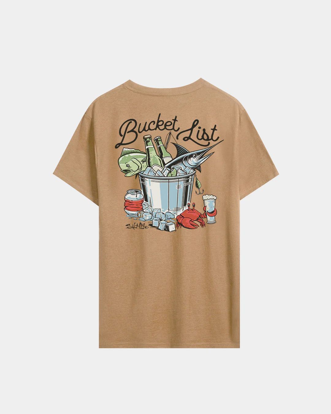 Men’s Bucket List Salt Wash Tee