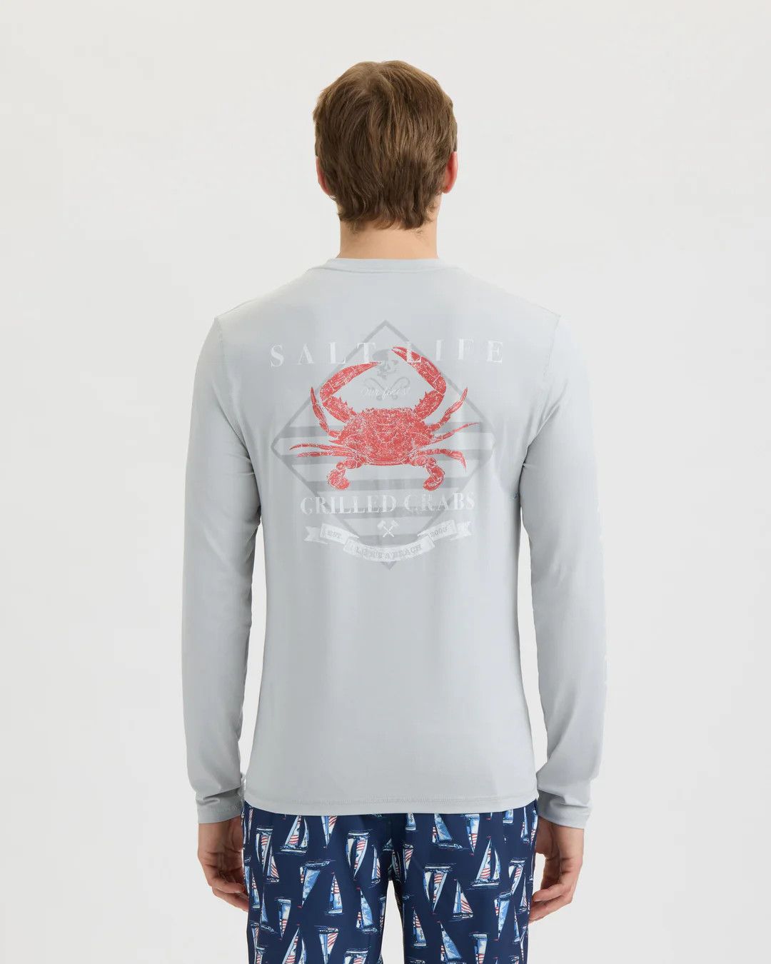 Men’s Crab Hammer SLX Performance Long Sleeve Tee