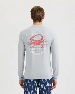 Men’s Crab Hammer SLX Performance Long Sleeve Tee