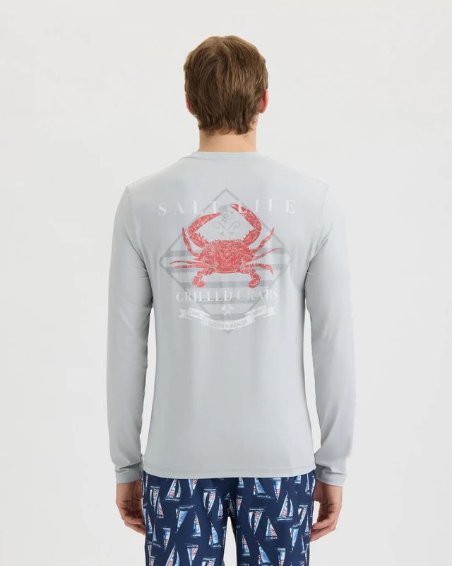 Men’s Crab Hammer SLX Performance Long Sleeve Tee
