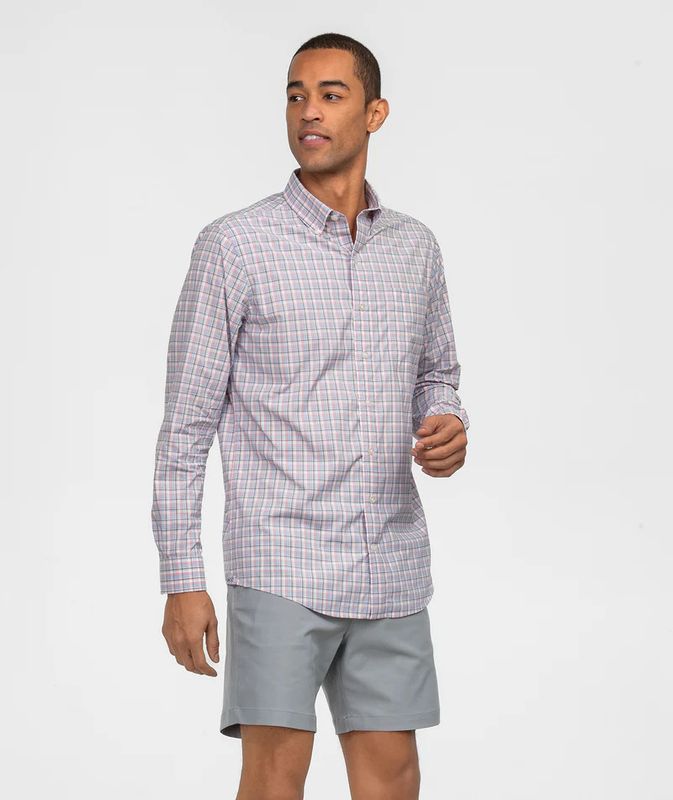 Roselake Plaid Long Sleeve Dress Shirt