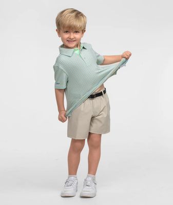 Youth Crestline Stripe Polo