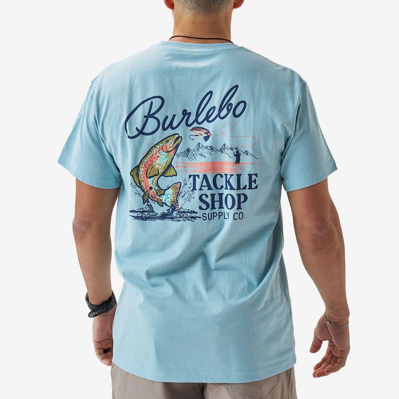 Tackle Shop Short Sleeve Tee - Sky Blue
