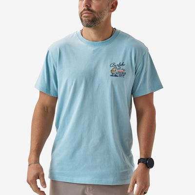 Tackle Shop Short Sleeve Tee - Sky Blue