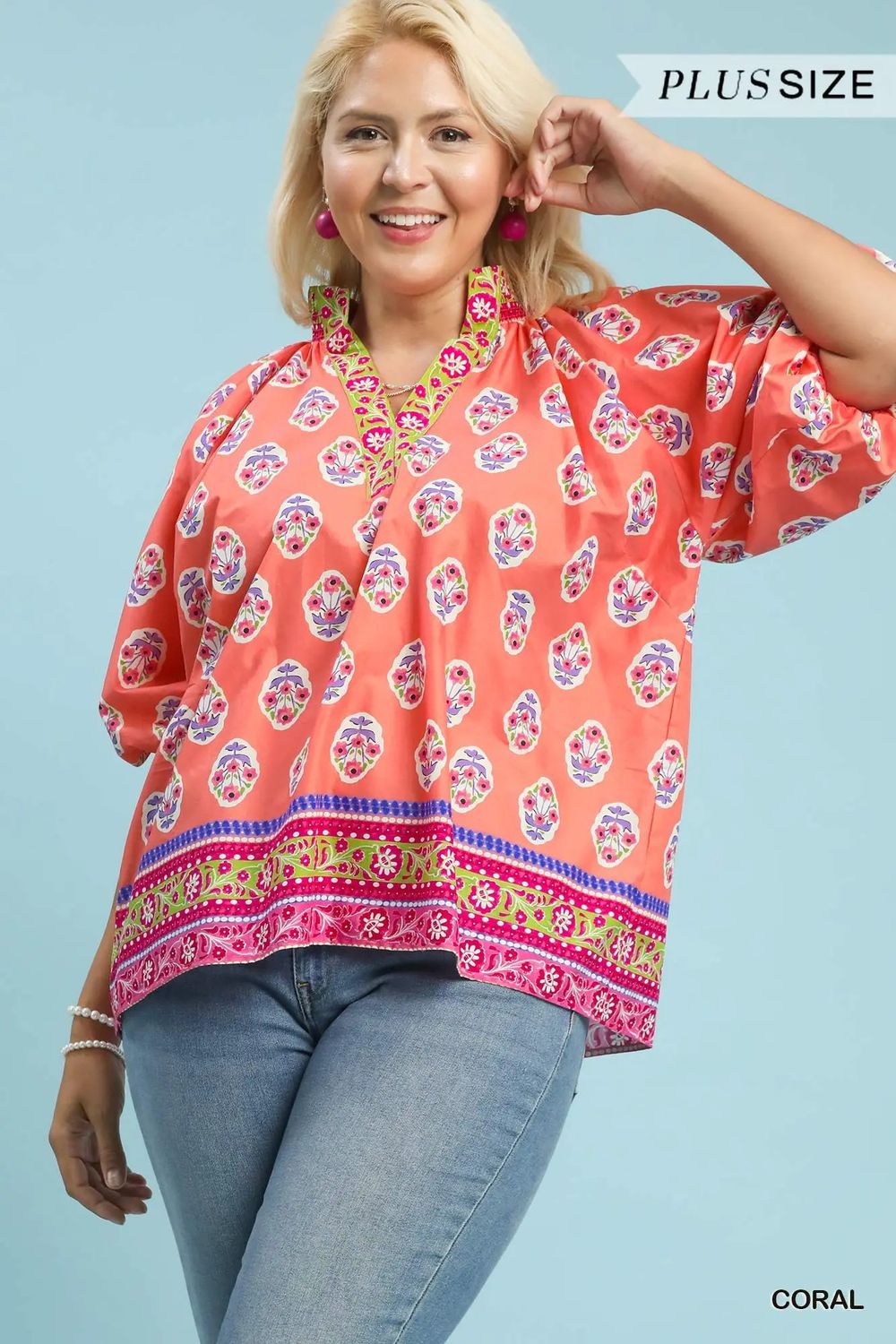 Boho Print Top