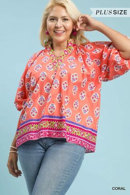 Boho Print Top