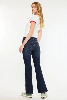 Petite Mid Rise Bootcut Jeans