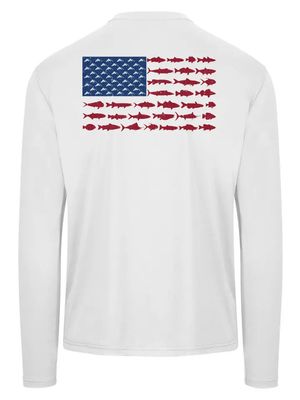 American Fish Flag Performance Shirt