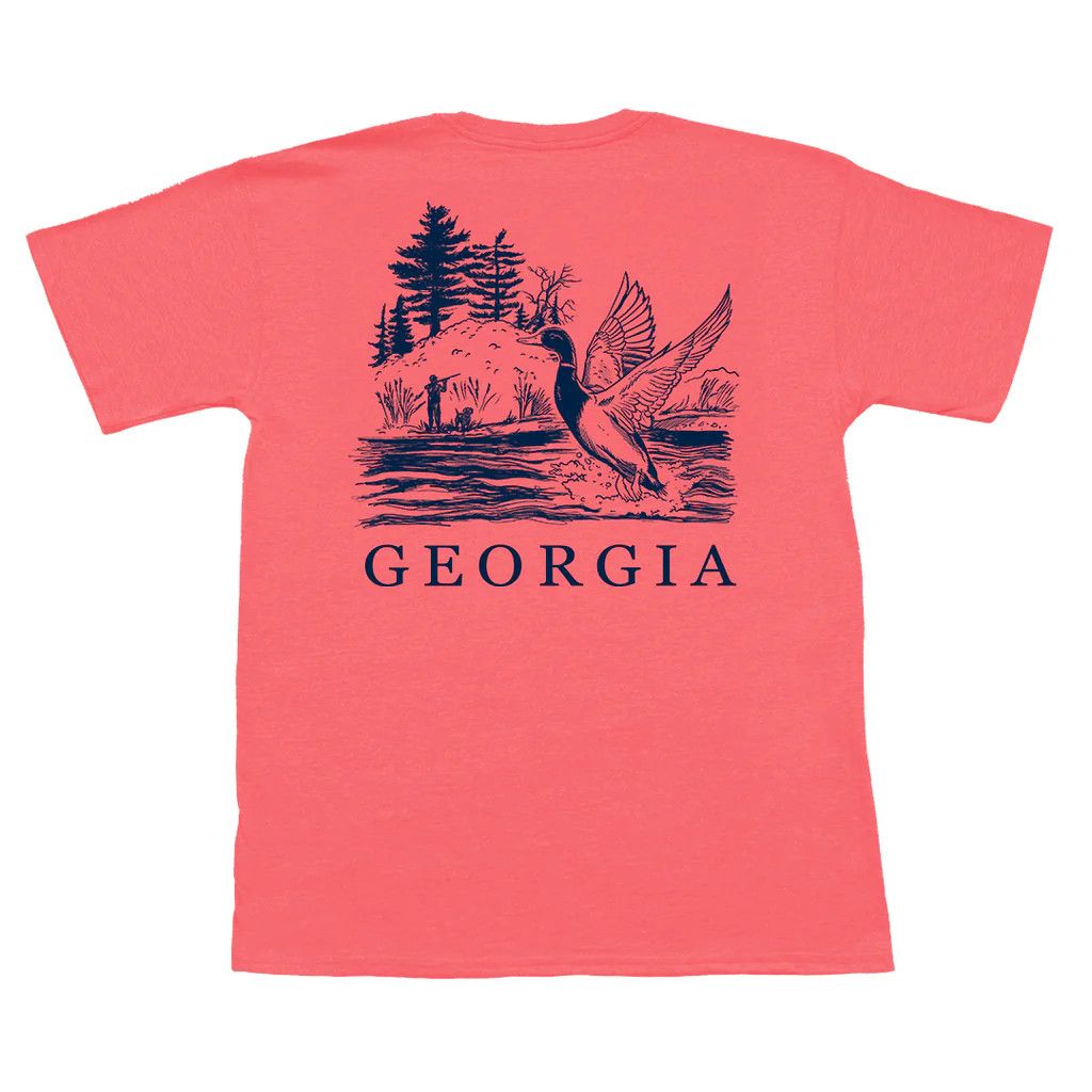 Georgia Duck Hunt SS Pocket Tee