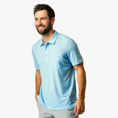 Qualifier Printed Performance Polo Shirt