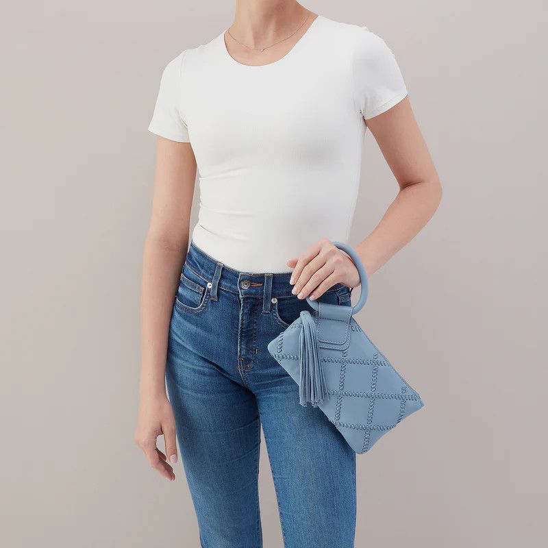 Sable Wristlet Cloud Leather