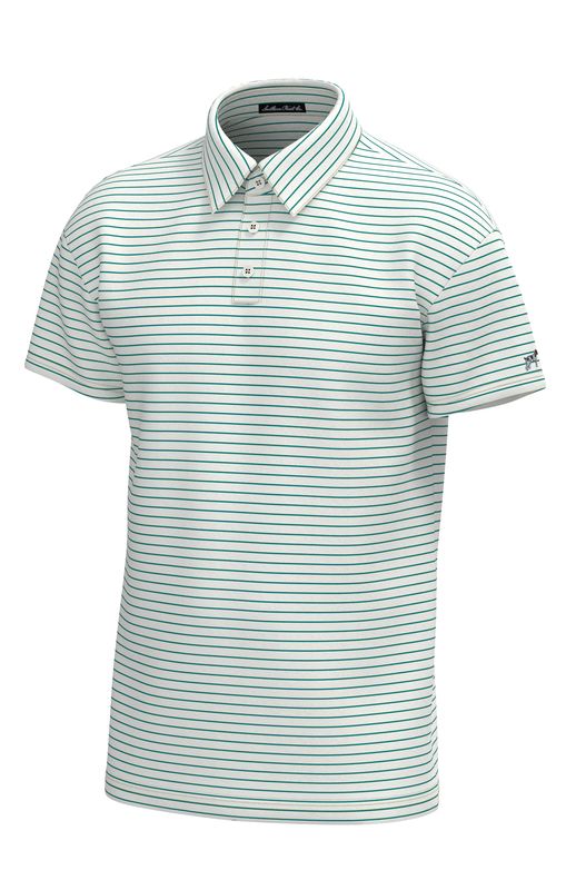 Youth Horizon Stripe Performance Polo