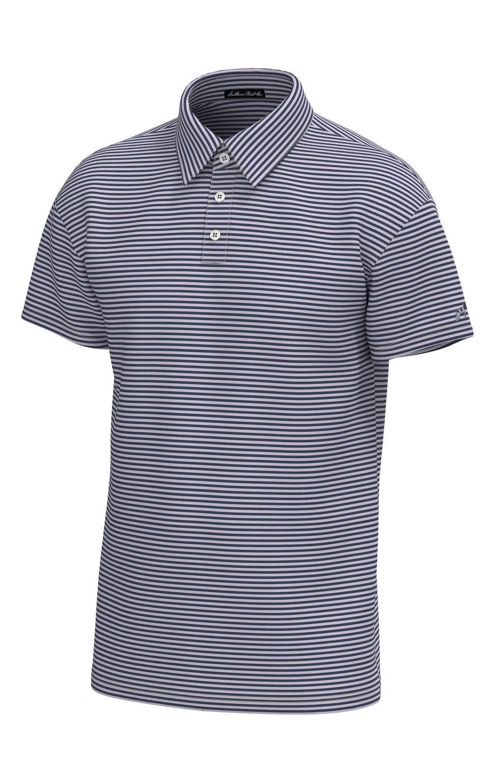 Morgan Stripe Performance Polo