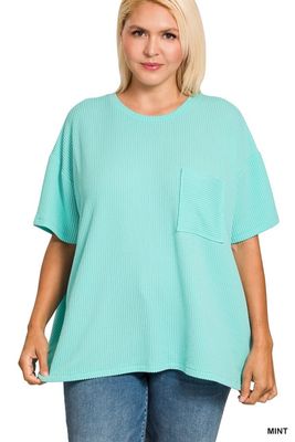 Plus Raised Rib SSTop