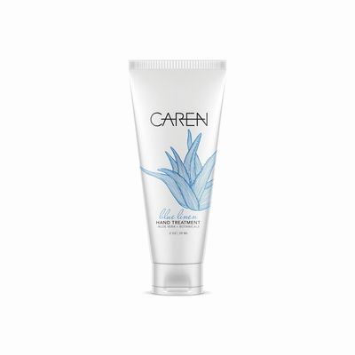 Caren Hand Treatment - Blue Linen