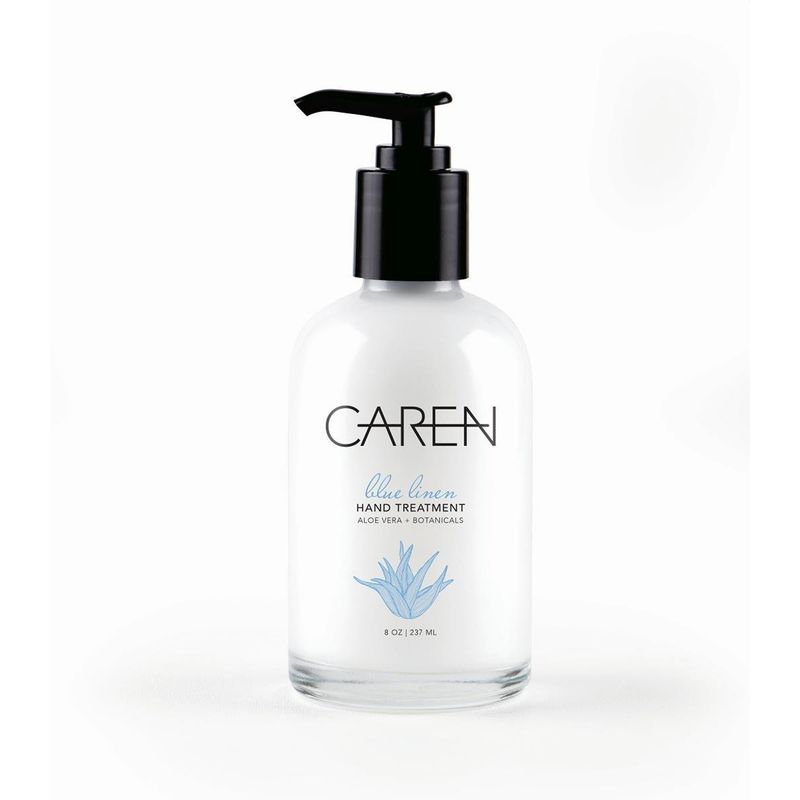 Caren Hand Treatment - Blue Linen