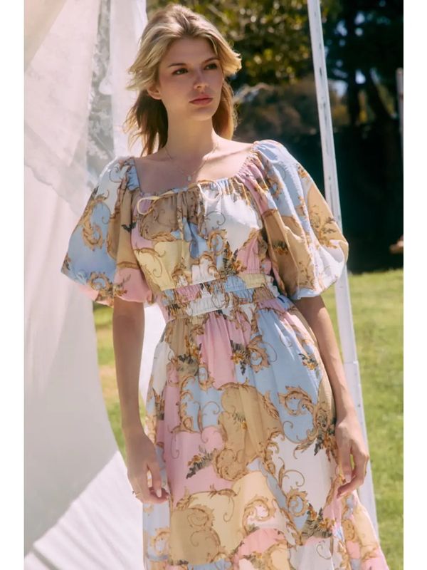 Printed Maxi Dress